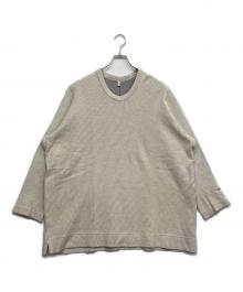 FIRMUM（フィルマム）の古着「ウールコットンダブルフェイスニット」｜アイボリー