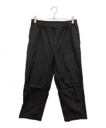 ISSEY MIYAKE（イッセイミヤケ）の古着「ストレートパンツ」｜ブラック