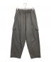 no control air（ノーコントロールエアー）の古着「メランジポリエステルツイル・製品染め サイドフラップポケットパンツ」｜グレー