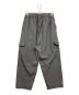 no control air (ノーコントロールエアー) メランジポリエステルツイル・製品染め サイドフラップポケットパンツ グレー サイズ:S：8000円