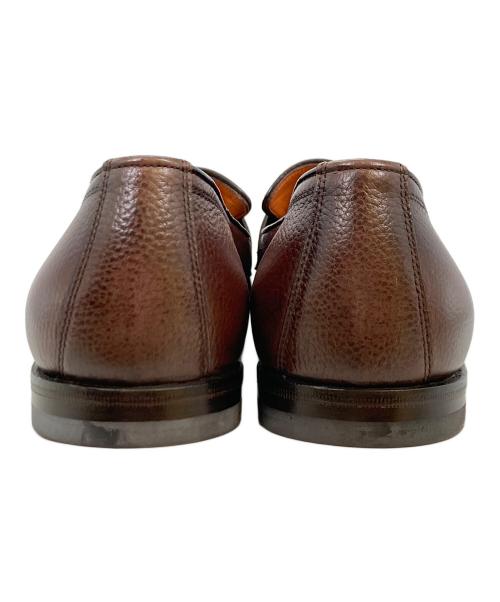 Santoni（サントーニ）Santoni (サントーニ) ダブルモンクストラップシューズ ブラウン サイズ:8 1/2の古着・服飾アイテム