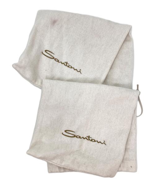 Santoni（サントーニ）Santoni (サントーニ) ダブルモンクストラップシューズ ブラウン サイズ:8 1/2の古着・服飾アイテム