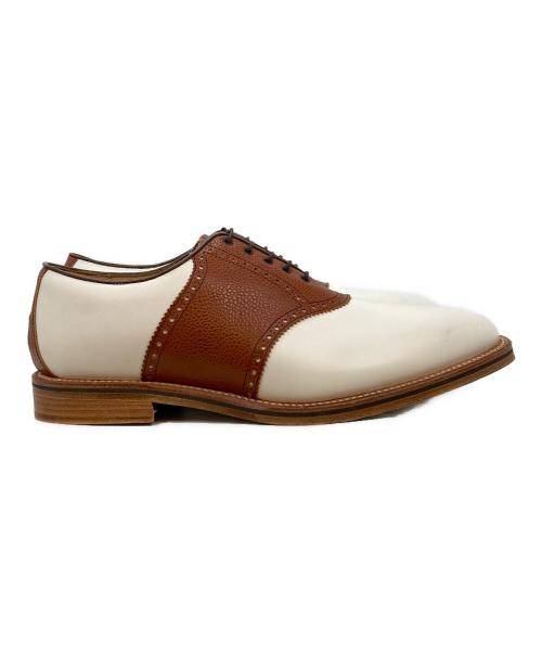 REGAL（リーガル）REGAL (リーガル) ゴルフシューズ ブラウン×ホワイト サイズ:26 1/2の古着・服飾アイテム