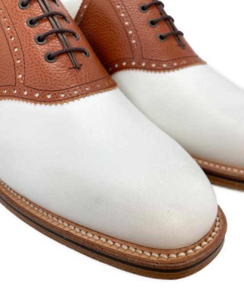 REGAL（リーガル）REGAL (リーガル) ゴルフシューズ ブラウン×ホワイト サイズ:26 1/2の古着・服飾アイテム