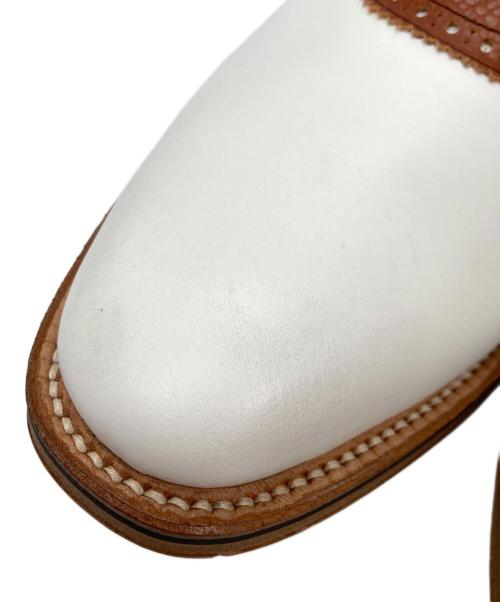 REGAL（リーガル）REGAL (リーガル) ゴルフシューズ ブラウン×ホワイト サイズ:26 1/2の古着・服飾アイテム