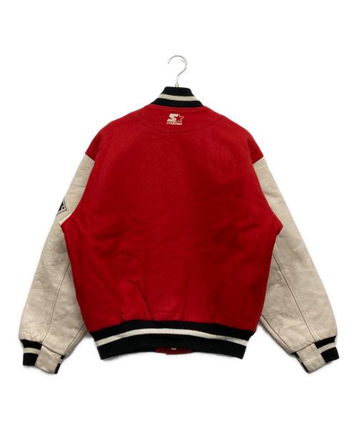 STARTER（スターター）STARTER (スターター) スタジャン レッド サイズ:Lの古着・服飾アイテム