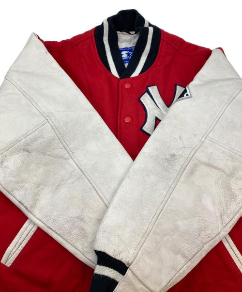 STARTER（スターター）STARTER (スターター) スタジャン レッド サイズ:Lの古着・服飾アイテム