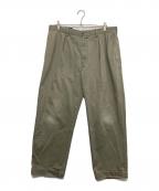 POLO RALPH LAURENポロ・ラルフローレン）の古着「ツータックパンツ」｜ブラウン