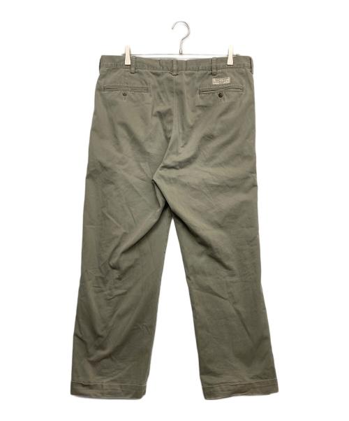 POLO RALPH LAUREN（ポロ・ラルフローレン）POLO RALPH LAUREN (ポロ・ラルフローレン) ツータックパンツ ブラウン サイズ:36/32の古着・服飾アイテム