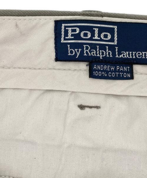 POLO RALPH LAUREN（ポロ・ラルフローレン）POLO RALPH LAUREN (ポロ・ラルフローレン) ツータックパンツ ブラウン サイズ:36/32の古着・服飾アイテム