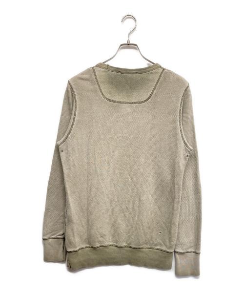 DIESEL（ディーゼル）DIESEL (ディーゼル) 長袖カットソー カーキ サイズ:Sの古着・服飾アイテム