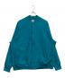 blurhms ROOTSTOCK（ブラームスルーツストック）の古着「Soft&Hard Sweat Snap Cardigan」｜ブルー