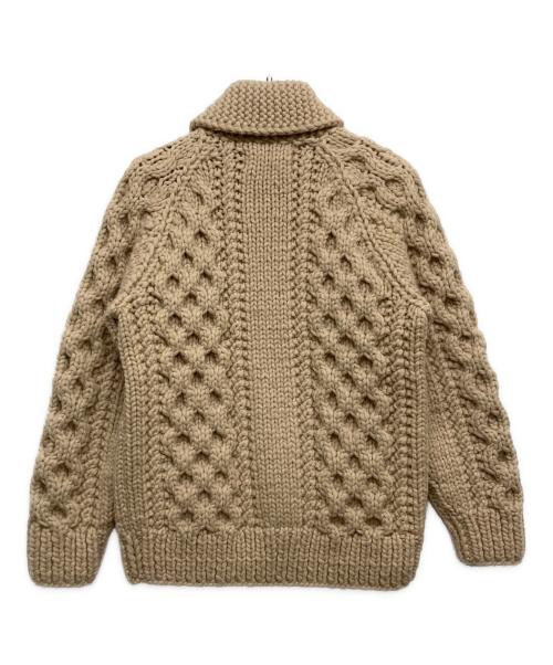 KANATA（カナタ）KANATA (カナタ) カウチンニットカーディガン ベージュ サイズ:Fの古着・服飾アイテム