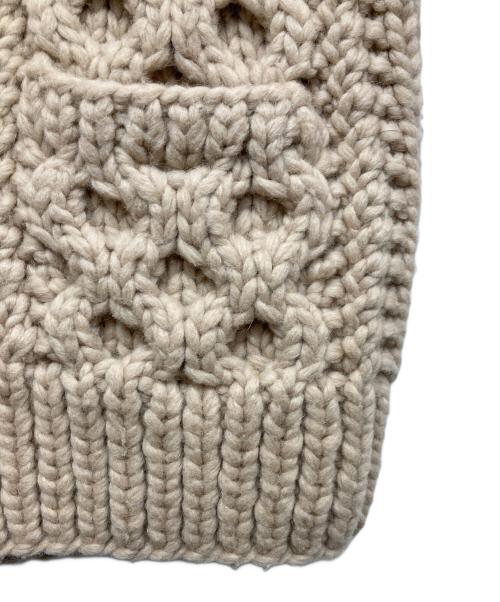 KANATA（カナタ）KANATA (カナタ) カウチンニットカーディガン ベージュ サイズ:Fの古着・服飾アイテム