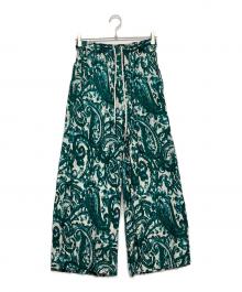 SACRA（サクラ）の古着「BLURRY PAISLEY PANTS 830」｜グリーン