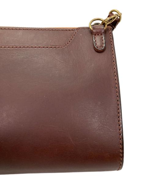 genten（ゲンテン）genten (ゲンテン) マルチカットワークショルダーバッグ ブラウンの古着・服飾アイテム