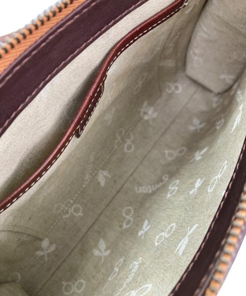 genten（ゲンテン）genten (ゲンテン) マルチカットワークショルダーバッグ ブラウンの古着・服飾アイテム