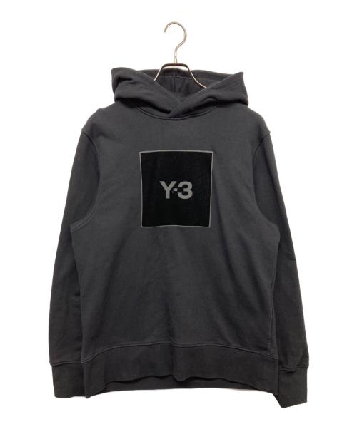 Y-3（ワイスリー）Y-3 (ワイスリー) スクエアラベルロゴ プルオーバー ブラック サイズ:Sの古着・服飾アイテム