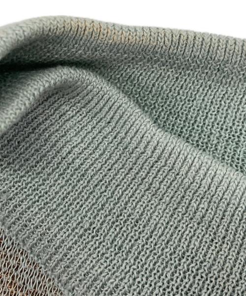 SHINYA KOZUKA（シンヤコズカ）SHINYA KOZUKA (シンヤコズカ) Kroyer Pic.2リネンニットセーター ブルー サイズ:Lの古着・服飾アイテム