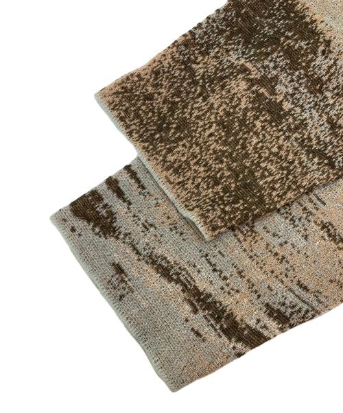 SHINYA KOZUKA（シンヤコズカ）SHINYA KOZUKA (シンヤコズカ) Kroyer Pic.2リネンニットセーター ブルー サイズ:Lの古着・服飾アイテム