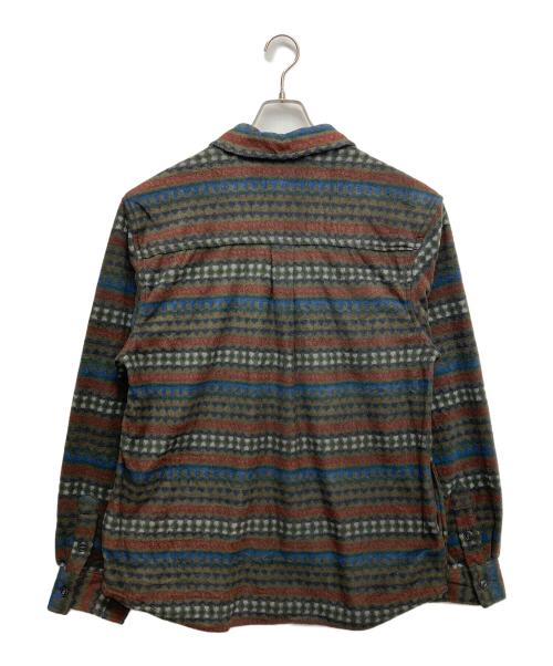 CHAPS RALPH LAUREN（チャップス ラルフローレン）CHAPS RALPH LAUREN (チャップス ラルフローレン) フリースハーフジップシャツ ブラウン サイズ:Lの古着・服飾アイテム