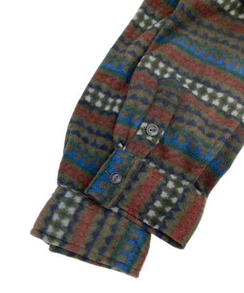 CHAPS RALPH LAUREN（チャップス ラルフローレン）CHAPS RALPH LAUREN (チャップス ラルフローレン) フリースハーフジップシャツ ブラウン サイズ:Lの古着・服飾アイテム