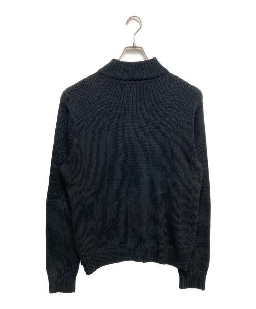 CHAPS（チャップス）CHAPS (チャップス) ハーフジップニット　ニット　 ブラック サイズ:Ｌの古着・服飾アイテム
