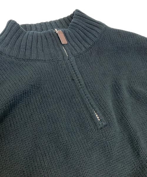 CHAPS（チャップス）CHAPS (チャップス) ハーフジップニット　ニット　 ブラック サイズ:Ｌの古着・服飾アイテム