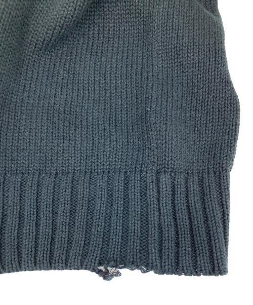 CHAPS（チャップス）CHAPS (チャップス) ハーフジップニット　ニット　 ブラック サイズ:Ｌの古着・服飾アイテム