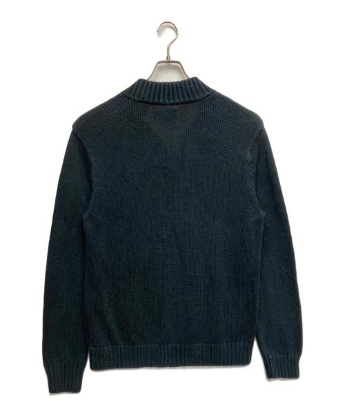 CHAPS（チャップス）CHAPS (チャップス) ハーフジップニット ブラック サイズ:Mの古着・服飾アイテム