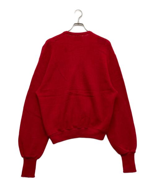 robert bruce（ロバートブルース）robert bruce (ロバートブルース) 90’Sアルパカカーディガン レッド サイズ:XXLの古着・服飾アイテム