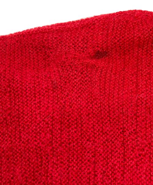 robert bruce（ロバートブルース）robert bruce (ロバートブルース) 90’Sアルパカカーディガン レッド サイズ:XXLの古着・服飾アイテム