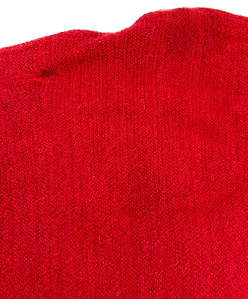 robert bruce（ロバートブルース）robert bruce (ロバートブルース) 90’Sアルパカカーディガン レッド サイズ:XXLの古着・服飾アイテム