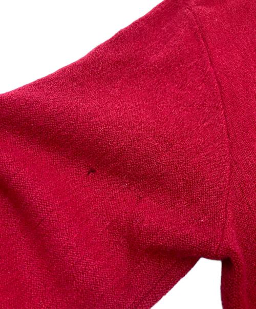 robert bruce（ロバートブルース）robert bruce (ロバートブルース) 90’Sアルパカカーディガン レッド サイズ:XXLの古着・服飾アイテム