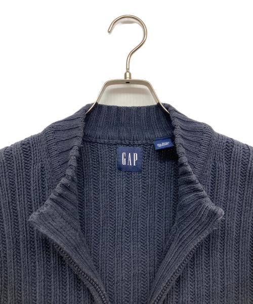 OLD GAP（オールドギャップ）OLD GAP (オールドギャップ) 90’Sコットンドライバーズニット ネイビー サイズ:Lの古着・服飾アイテム