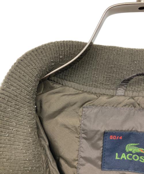 LACOSTE（ラコステ）LACOSTE (ラコステ) ダウンジャケット オリーブ サイズ:50の古着・服飾アイテム