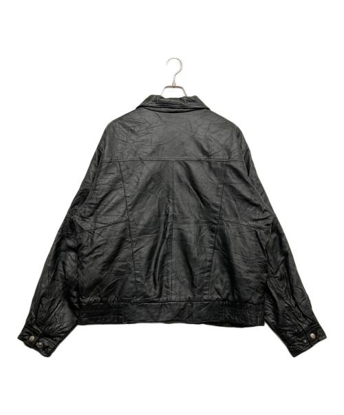 arsco（アースコ）arsco (アースコ) 90’Sレザージャケット ブラック サイズ:Lの古着・服飾アイテム