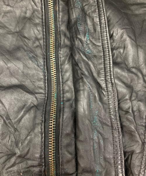 arsco（アースコ）arsco (アースコ) 90’Sレザージャケット ブラック サイズ:Lの古着・服飾アイテム