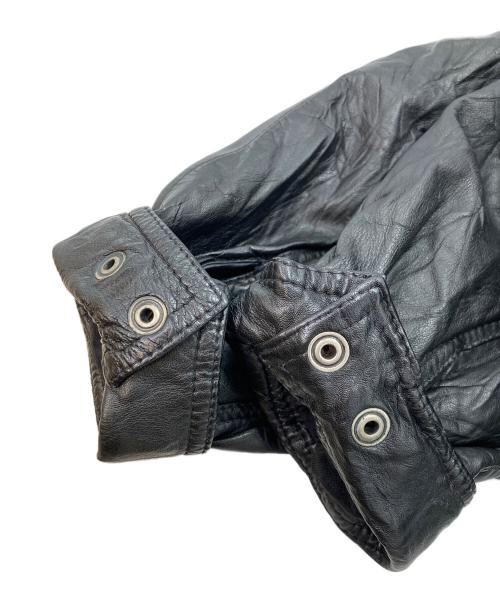 arsco（アースコ）arsco (アースコ) 90’Sレザージャケット ブラック サイズ:Lの古着・服飾アイテム