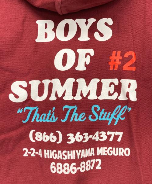 BOYS OF SUMMER（ボーイズオブサマー）boys of summer (ボーイズオブサマー) プルオーバーパーカー ボルドー サイズ:Lの古着・服飾アイテム