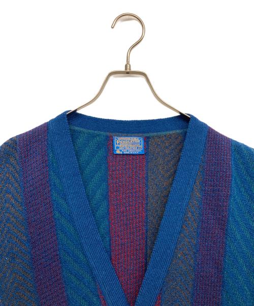 PENDLETON（ペンドルトン）PENDLETON (ペンドルトン) 70s ウールカーディガン ブルー サイズ:Lの古着・服飾アイテム