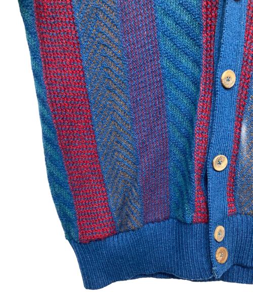 PENDLETON（ペンドルトン）PENDLETON (ペンドルトン) 70s ウールカーディガン ブルー サイズ:Lの古着・服飾アイテム