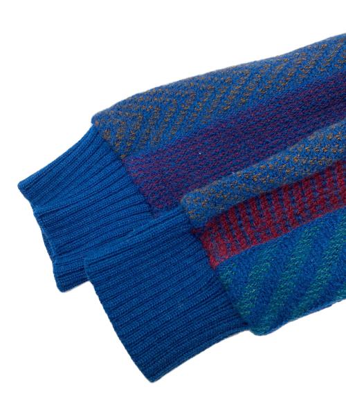PENDLETON（ペンドルトン）PENDLETON (ペンドルトン) 70s ウールカーディガン ブルー サイズ:Lの古着・服飾アイテム