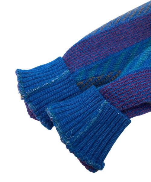 PENDLETON（ペンドルトン）PENDLETON (ペンドルトン) 70s ウールカーディガン ブルー サイズ:Lの古着・服飾アイテム