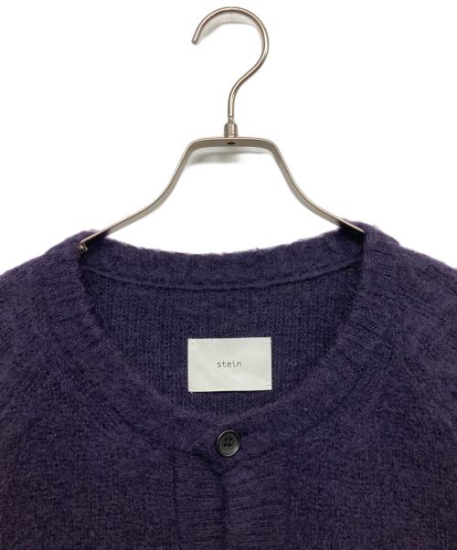 stein（シュタイン）stein (シュタイン) Kid Mohair Cardigan パープル サイズ:Mの古着・服飾アイテム