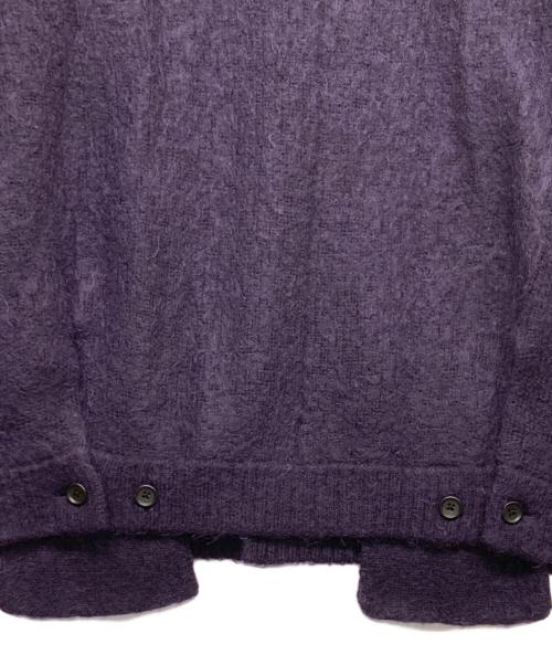 stein（シュタイン）stein (シュタイン) Kid Mohair Cardigan パープル サイズ:Mの古着・服飾アイテム