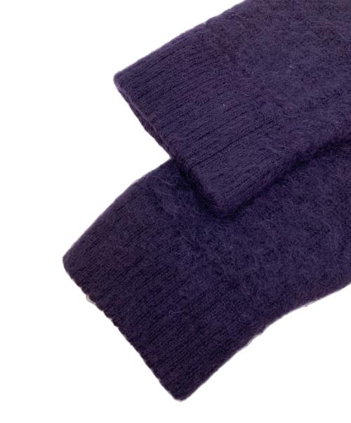 stein（シュタイン）stein (シュタイン) Kid Mohair Cardigan パープル サイズ:Mの古着・服飾アイテム