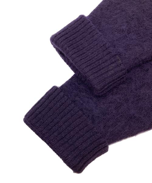 stein（シュタイン）stein (シュタイン) Kid Mohair Cardigan パープル サイズ:Mの古着・服飾アイテム