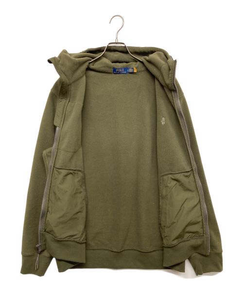 POLO RALPH LAUREN（ポロ・ラルフローレン）POLO RALPH LAUREN (ポロ・ラルフローレン) フリースジャケット カーキ サイズ:Lの古着・服飾アイテム