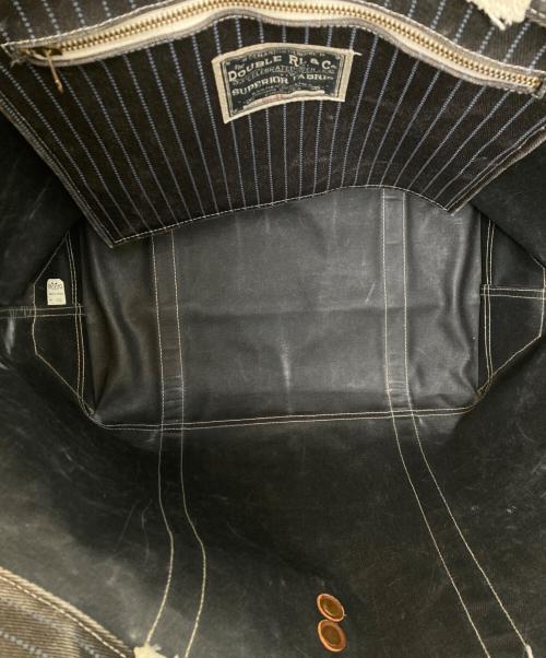 RRL（ダブルアールエル）RRL (ダブルアールエル) ウォバッシュストライプトートバッグ ブラウンの古着・服飾アイテム